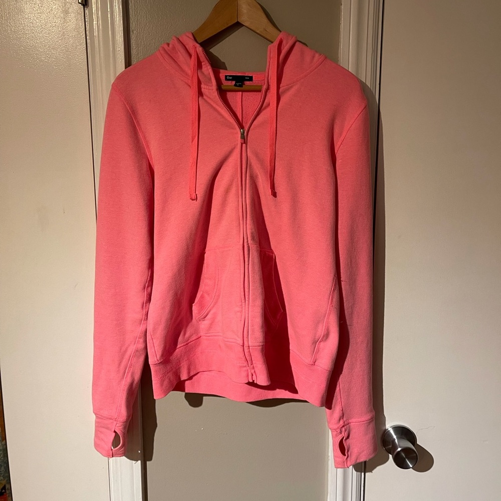Fun pink zip up!